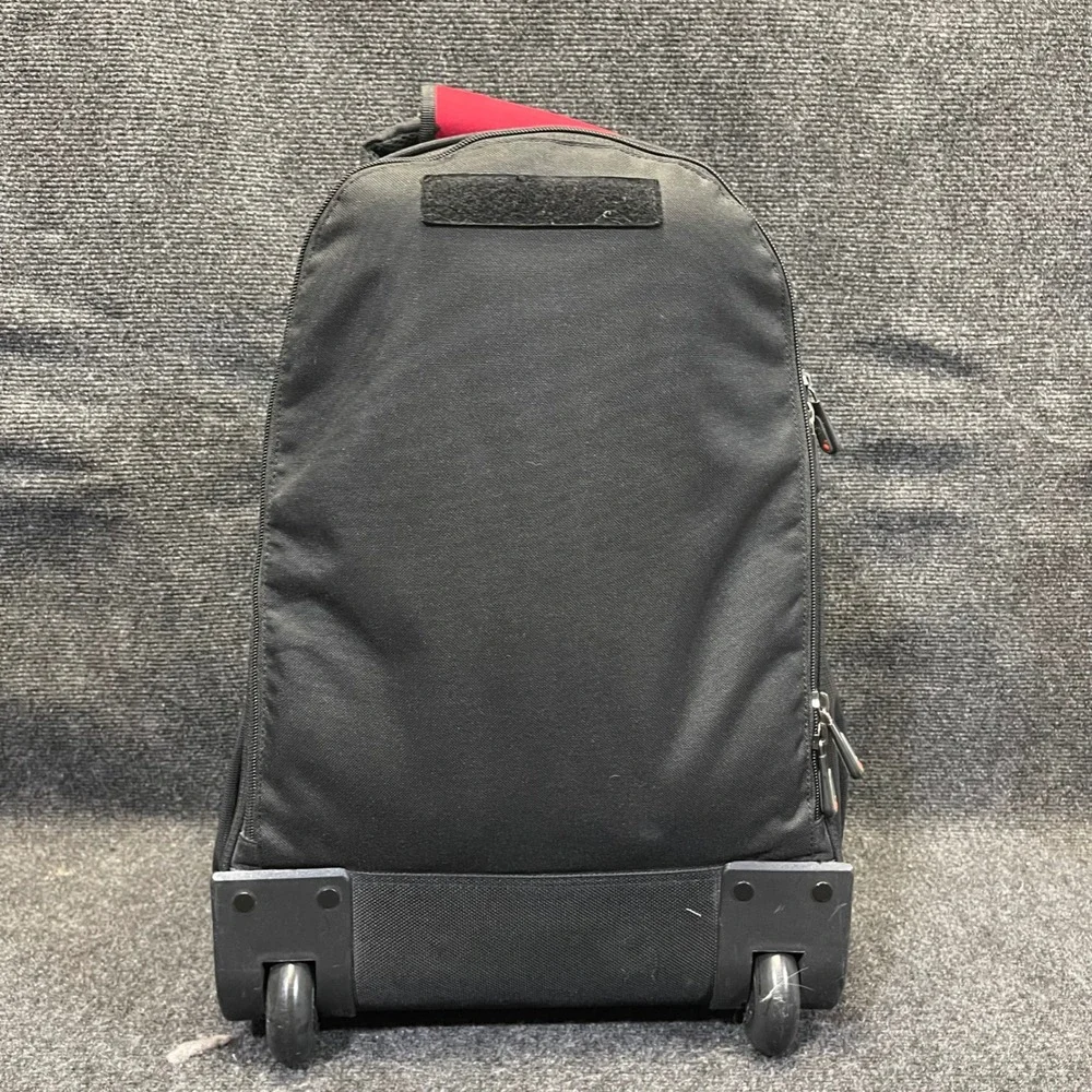 Samsonite TC-10 Black Grey Red Wheeled Rolling‎ Backpack Travel Laptop Bag 3898